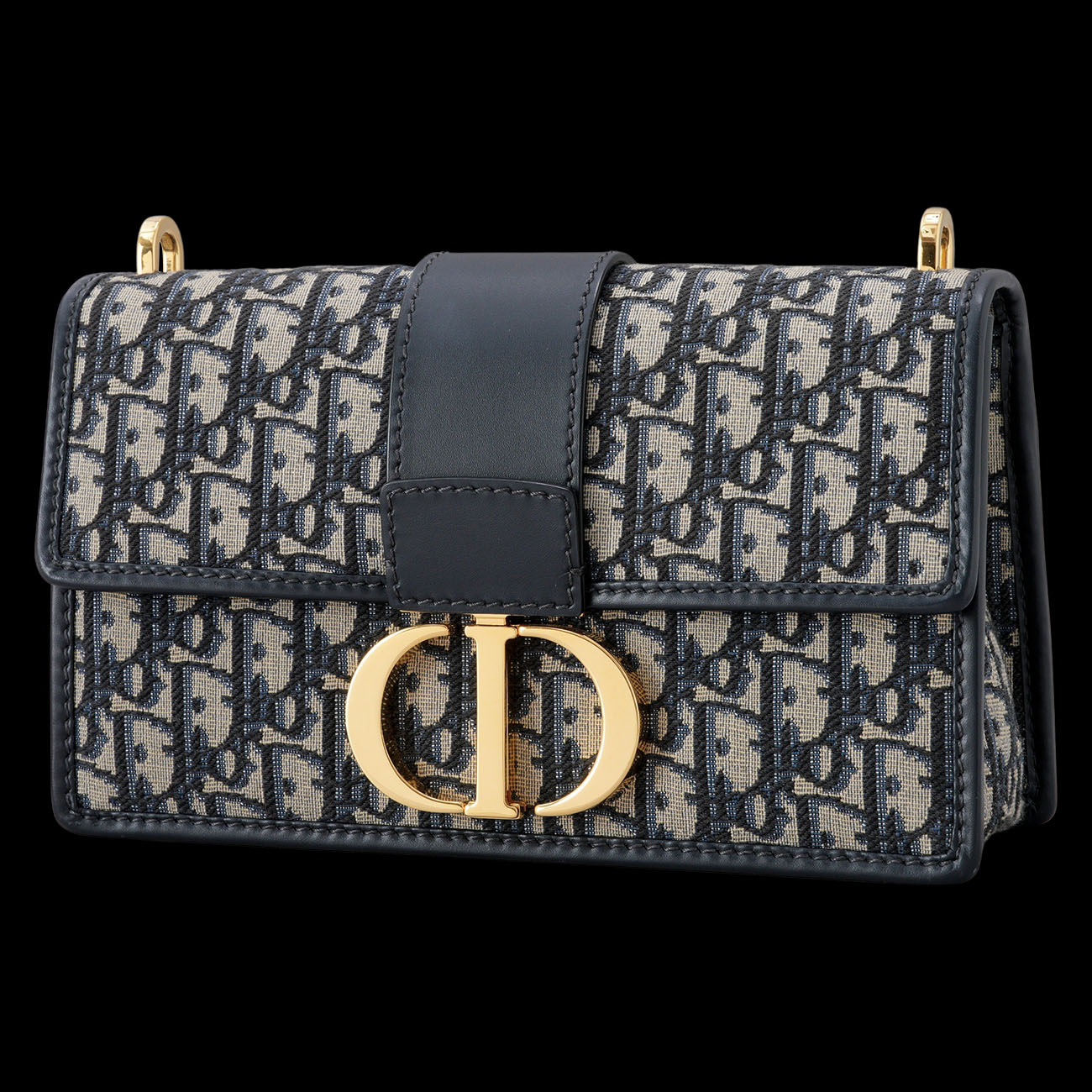 CHRISTIAN DIOR(USED)디올 오블리크 30 몽테인 체인 숄더백